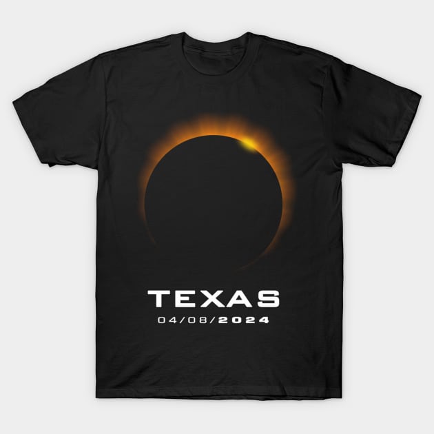 Total Solar Eclipse 2024 Texas T-Shirt by klei-nhanss